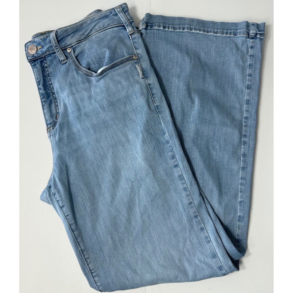 Silver Jeans Co Avery Trouser Light Wash High Rise Wide Leg Jeans W32 L31